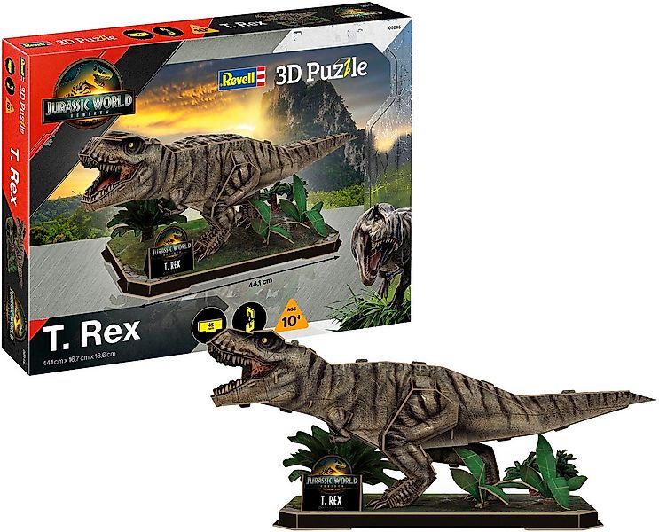 Revell® 3D-Puzzle Jurassic World Rebirth Dinosaurier T.Rex, 45 Puzzleteile günstig online kaufen
