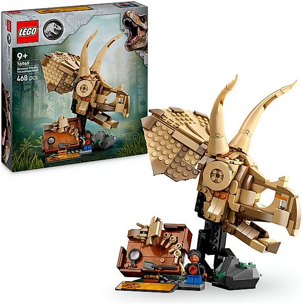 LEGO® Dinosaurier-Fossilien: Triceratops-Schädel (76969) Konstruktionsspiel günstig online kaufen