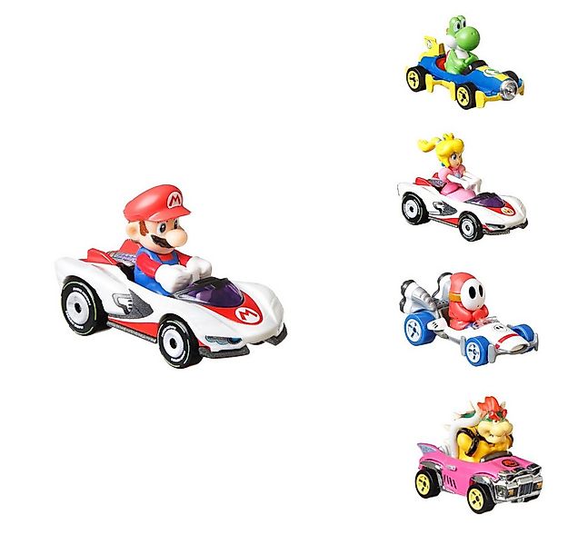 Mattel GmbH Spielzeug-Traktor Hot Wheels - Fahrzeug Sortiment - Mario Kart günstig online kaufen