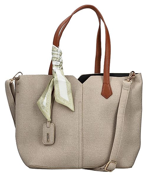 Rieker Shopper, Henkeltasche, Schultertasche Damen mit abnehmbarem Logo-Anh günstig online kaufen