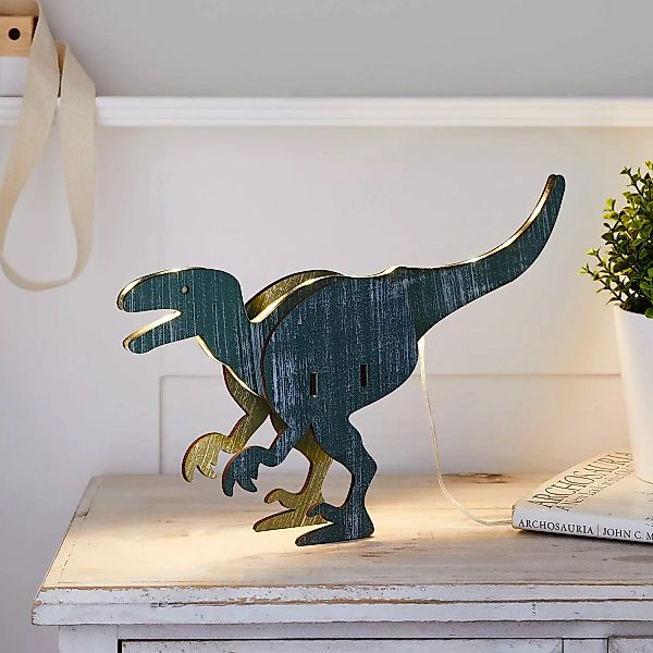 Velociraptor LED Dino Kinderzimmerlampe günstig online kaufen