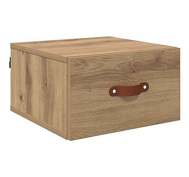 vidaXL Fächerschrank Wandmontierter Nachtschrank Artisan-Eiche 35 x 35 x 20 günstig online kaufen