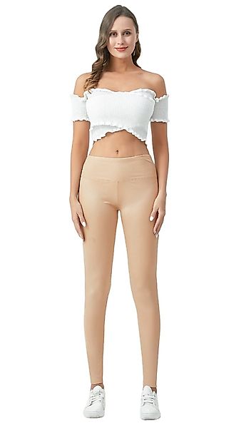 cofi1453 Leggings Leggings Hose Leggins Leder-Optik günstig online kaufen