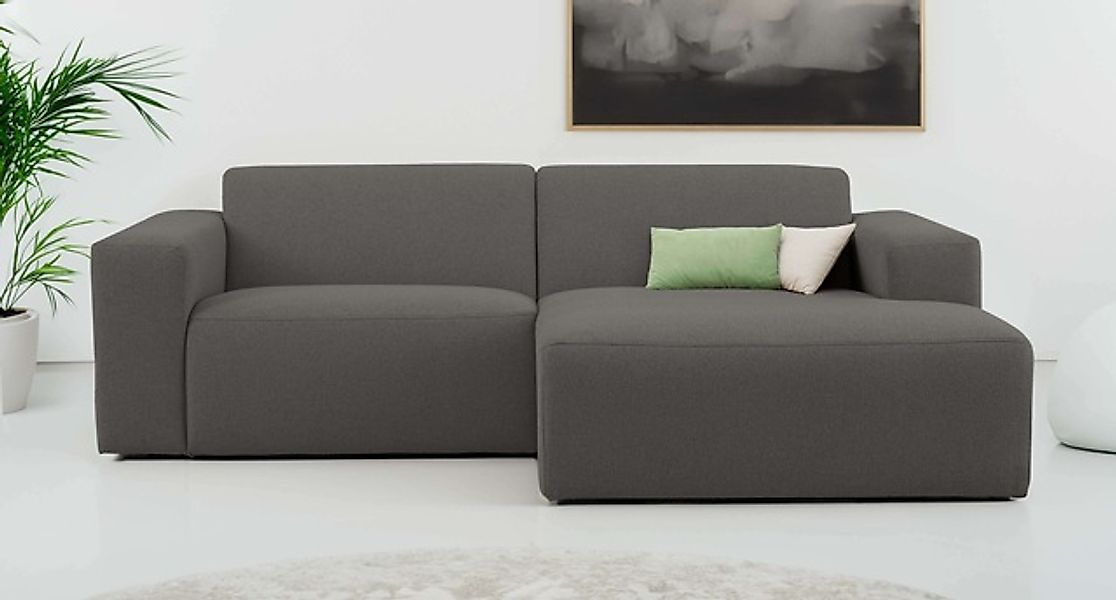 OTTO home Ecksofa »Koa, 228 cm, L-Form, Modulsofa in Cord, Chenille, Strukt günstig online kaufen