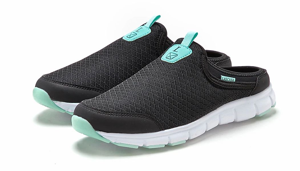 LASCANA Sneaker Halbschuh, Freizeitschuh, Sabot, Clogs aus leichtem Mesh-Ma günstig online kaufen