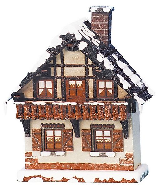 Hubrig Volkskunst GmbH Dekofigur Hubrig Volkskunst 'Winterkinder Winterhaus günstig online kaufen