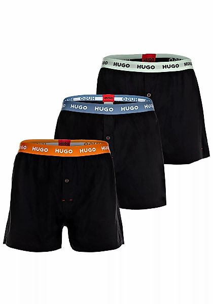 HUGO Underwear Boxer "WOVEN BOXER TRIPLET", (Packung, 3 St., 3), mit elasti günstig online kaufen