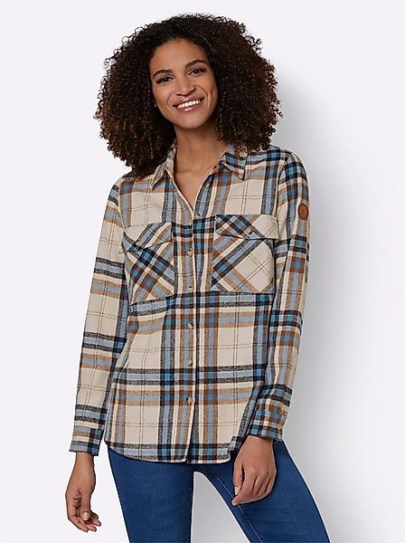 Witt Klassische Bluse Flanell-Bluse Langarm günstig online kaufen