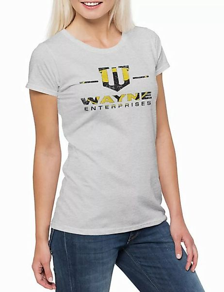 Urban Backwoods Print-Shirt Wayne Enterprises Logo Damen T-Shirt Symbol Bal günstig online kaufen