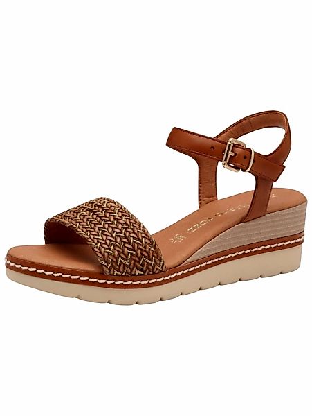 MARCO TOZZI Keilsandalette "Marco Tozzi Sandalen Leder/Textil" günstig online kaufen