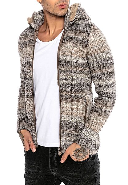 RedBridge Strickjacke mit Kapuze und Taschen günstig online kaufen
