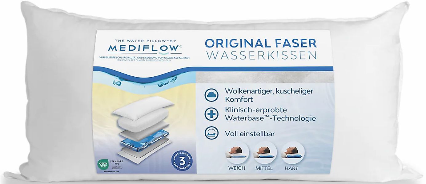 Mediflow Wasserkissen "Kopfkissen Mediflow, individuell anpassbare Füllmeng günstig online kaufen