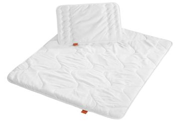 sleepling Kinderbettdecke + Microfaserkissen Babybetten Set, günstig online kaufen
