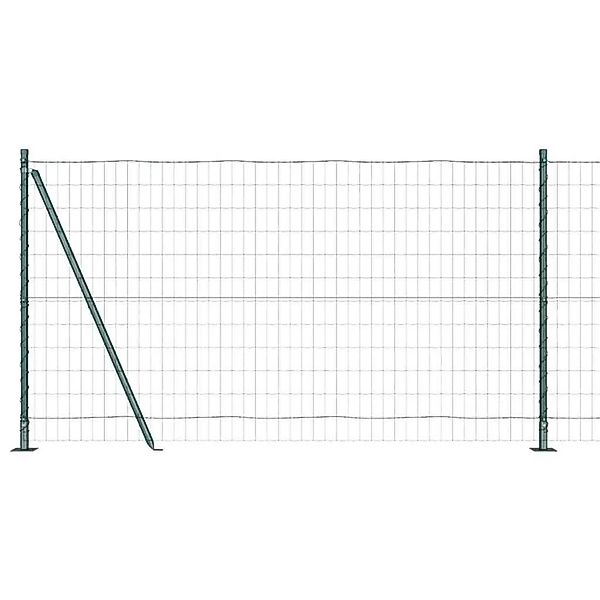 vidaXL Zaun mit Pfosten Grün 1,2 x 10 m Stahl und PVC 3350821 günstig online kaufen