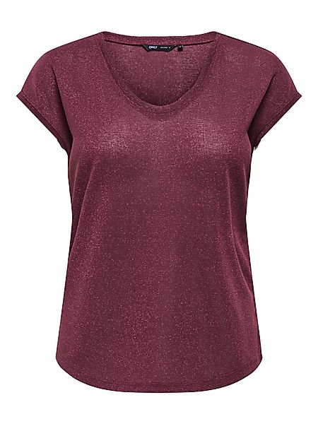ONLY Kurzarmshirt ONLSILVERY S/S V NECK günstig online kaufen