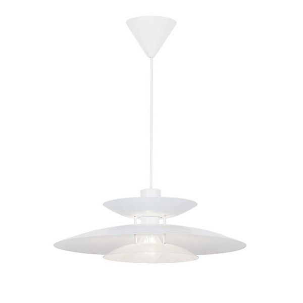 Hängeleuchte Nino, weiß, Ø 45 cm, Metall günstig online kaufen