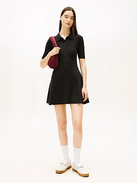Tommy Jeans Polokleid "TJW F&F SWEATER POLO MINI DRESS" günstig online kaufen