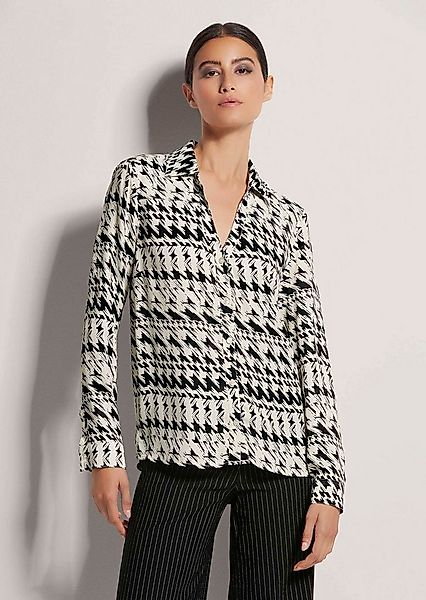 MADELEINE Langarmbluse Elegantes Blusenshirt mit V-Ausschnitt Printshirt mi günstig online kaufen