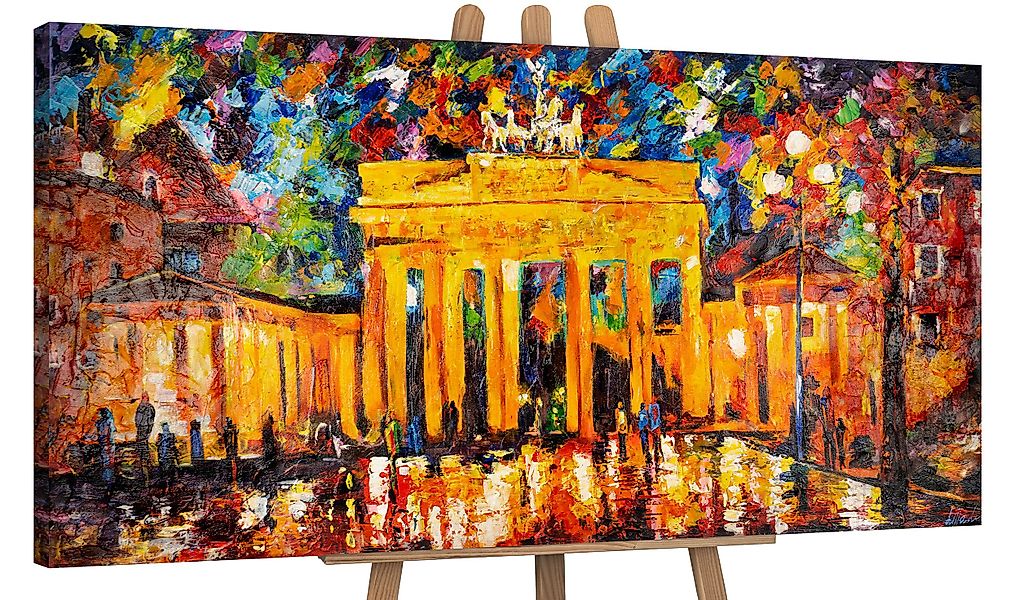 YS-Art Gemälde Brandenburger Tor, Architektur, Leinwand günstig online kaufen