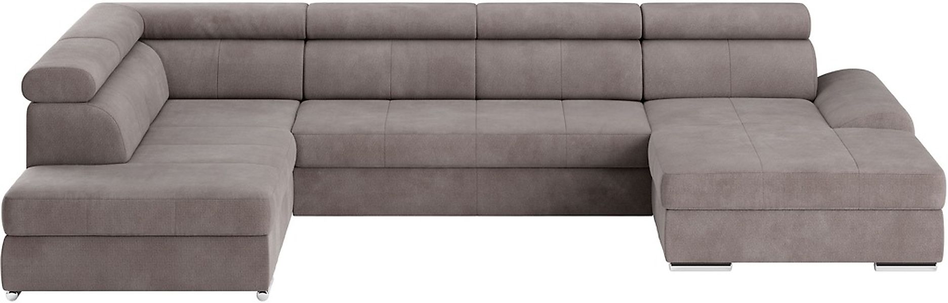 sit&more Wohnlandschaft »U-Form« mit verstellbaren Kopfteilen, wahlweise mi günstig online kaufen