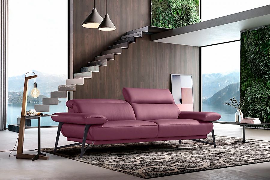Egoitaliano 2,5-Sitzer "Anais, Designsofa mit hohem Sitzkomfort, Designfuß, günstig online kaufen