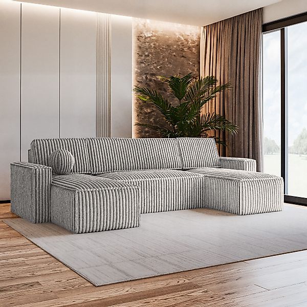 Masseno Ecksofa PESANO mit Schlaffunktion U-Form, günstig online kaufen