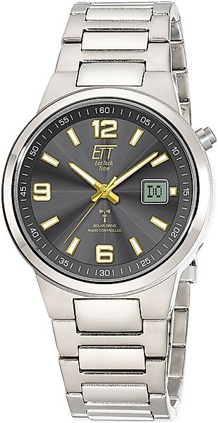 ETT Funkuhr EGT-11708-52M, Armbanduhr, Herrenuhr, Solar, günstig online kaufen