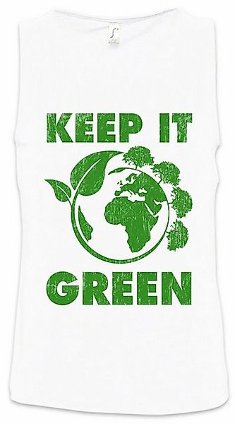 Urban Backwoods Tanktop Keep It Green Ärmelloses T-Shirt Umweltschutz Save günstig online kaufen