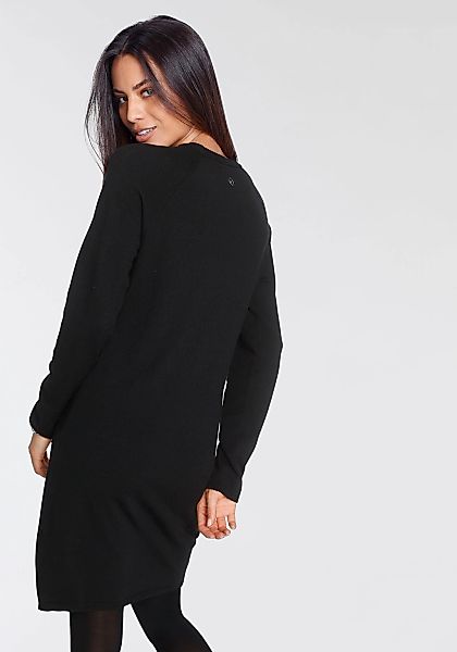 Tamaris Strickkleid lässiges Mini-Kleid aus Viskosemischung günstig online kaufen