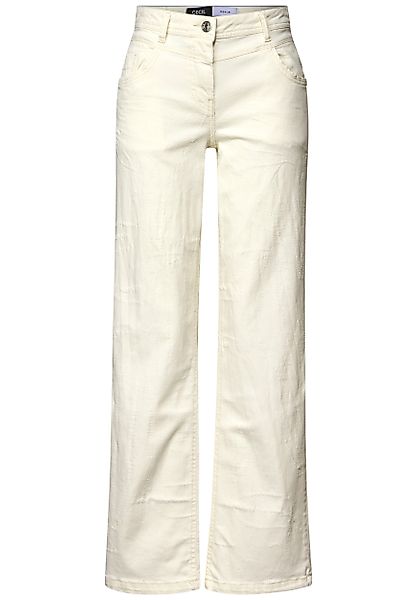 CECIL 5-Pocket-Hose Style Neele Ecru Laser günstig online kaufen