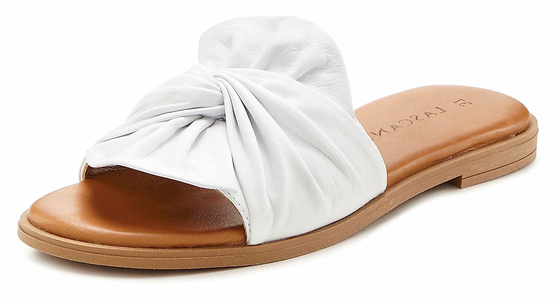 LASCANA Pantolette "Mule, Sandale, offener Schuh" aus Leder günstig online kaufen