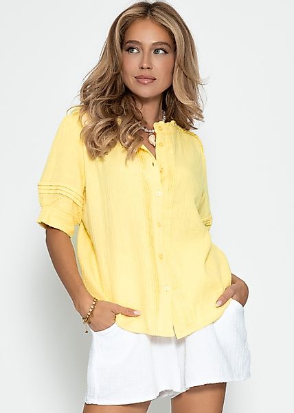 SASSYCLASSY Langarmbluse Kurzarmbluse für Damen aus günstig online kaufen