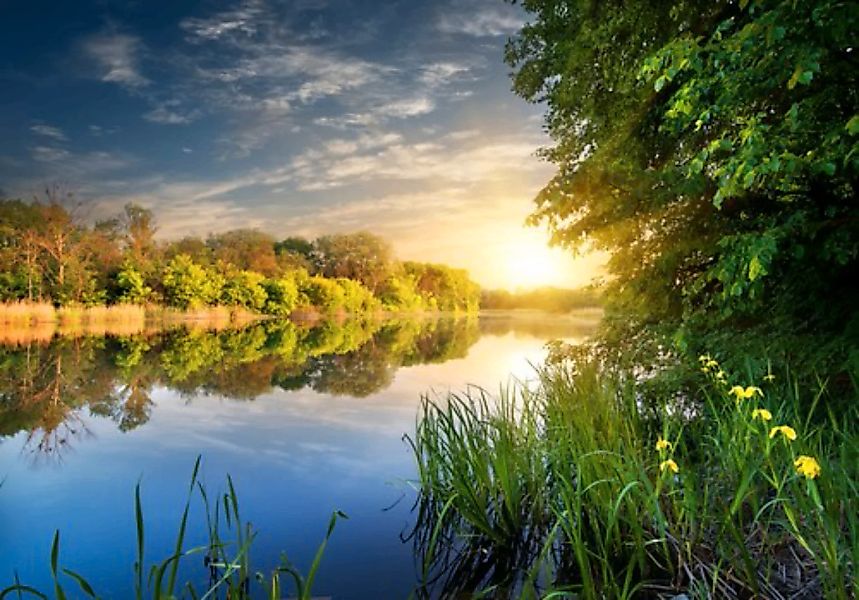 Papermoon Fototapete »River at the Sunset« günstig online kaufen