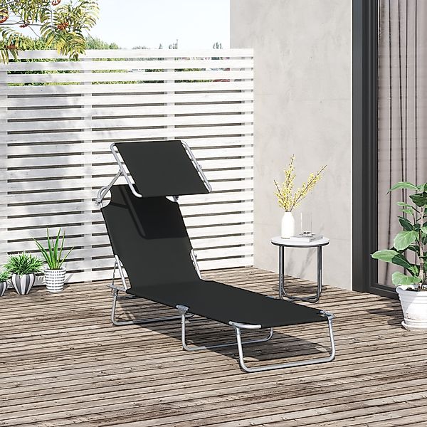 Outsunny Gartenliege Sonnenliege, Set, 1 St., günstig online kaufen