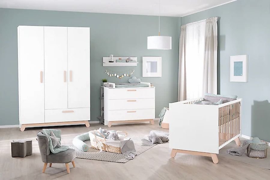 Roba Babyzimmerset Clara ¦ weiß Baby > Babymöbel > Komplett Babyzimmer - Hö günstig online kaufen