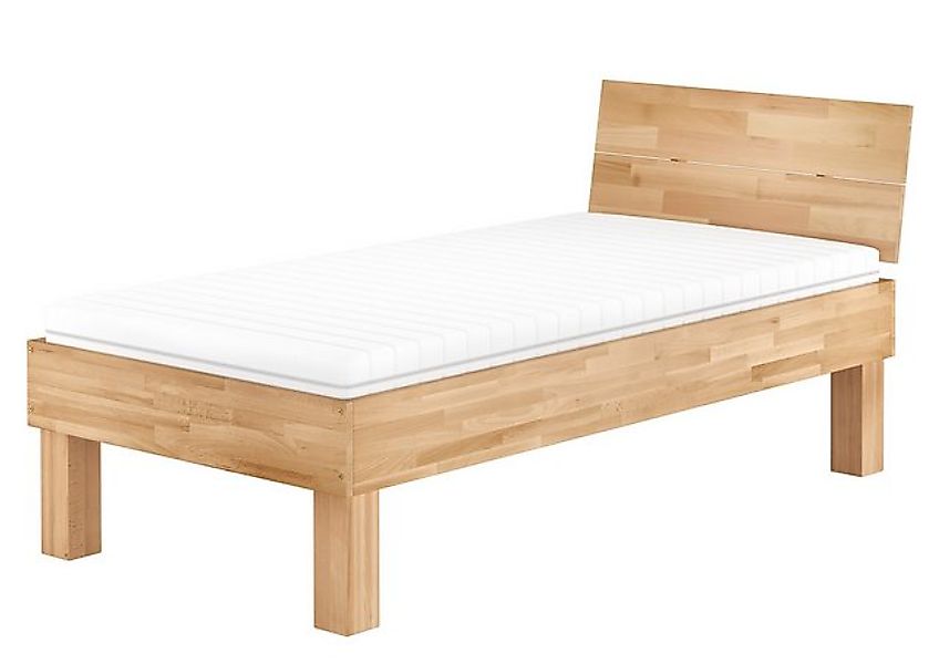 ERST-HOLZ Bett Seniorenbett Massivholz 100x200 mit Federholzrahmen und Matr günstig online kaufen