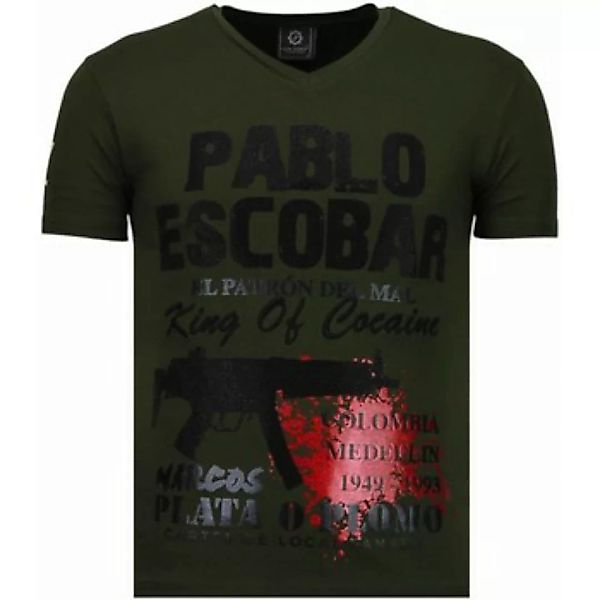 Local Fanatic  T-Shirt Pablo Escobar Narcos Strass günstig online kaufen