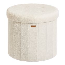 SONGMICS Sitzhocker, Hocker mit Stauraum, faltbarer günstig online kaufen