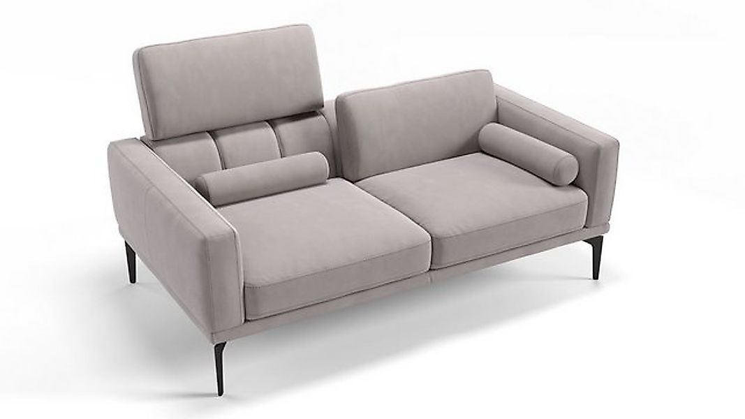Sofanella 2-Sitzer Stoff BIANCO, Relaxsofa, Designsofa, Designer Couch, Ita günstig online kaufen