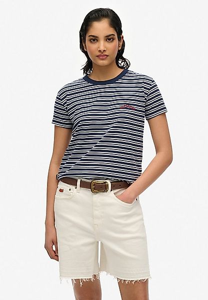 Superdry T-Shirt ESSENTIAL LOGO STR FITTED TEE angenehmes Tragegefühl durch günstig online kaufen