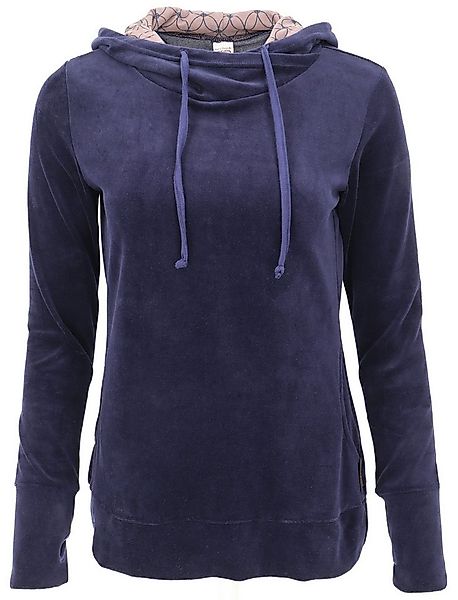 Guru-Shop Longsleeve Nicki-Kapuzenpullover, weicher Hoodie, Boho.. günstig online kaufen
