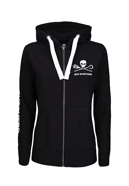 Sea Shepherd Sweatjacke Jolly Roger Kapuzenjacke günstig online kaufen