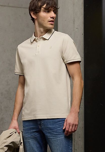 STREET ONE MEN Poloshirt aus reiner Baumwolle günstig online kaufen