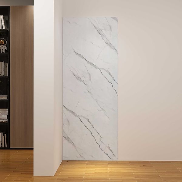 duschspa Duschrückwand 3mm mit weißem Steinmuster günstig online kaufen