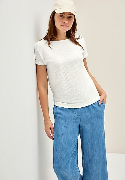 CECIL T-Shirt mit Struktur günstig online kaufen