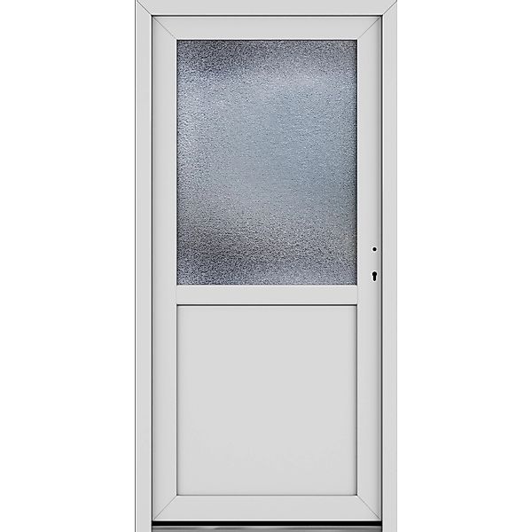 Roro Nebeneingangstür OKE 1155 Kunststoff Weiß 98 cm x 198 cm DIN R günstig online kaufen