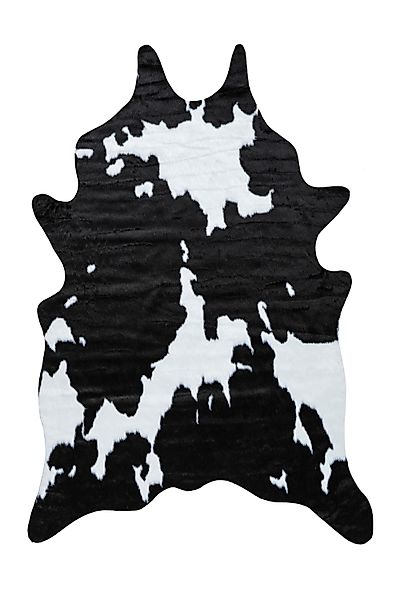 Kayoom Flachflorteppich Philippines - Manila Cow Black 150cm X 200cm günstig online kaufen