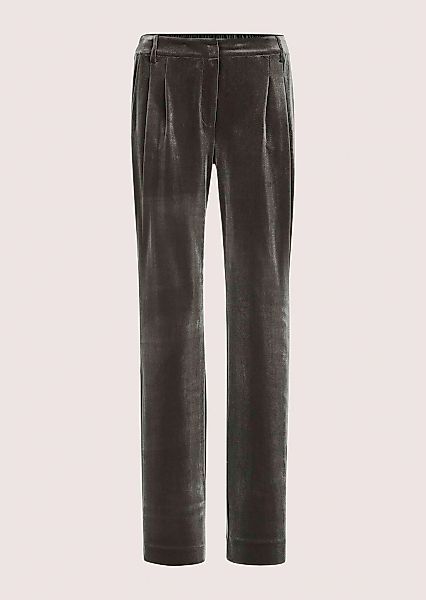 MADELEINE Stoffhose "Samthose Weite Stoffhose aus Samt, Mid Waist" günstig online kaufen