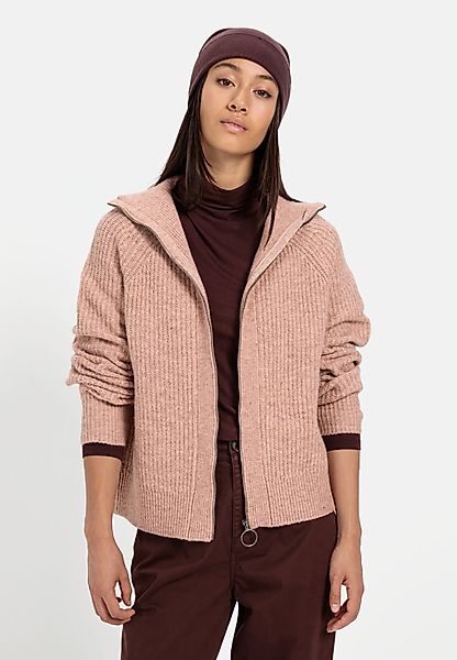 camel active Strickjacke aus recyceltem Polyester günstig online kaufen