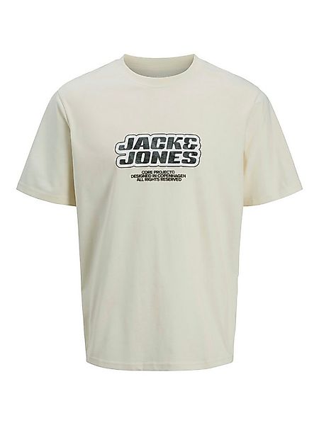 Jack & Jones T-Shirt JCOLIDO AOP FRONT PRINT TEE SS CREW NECK mit Frontprin günstig online kaufen